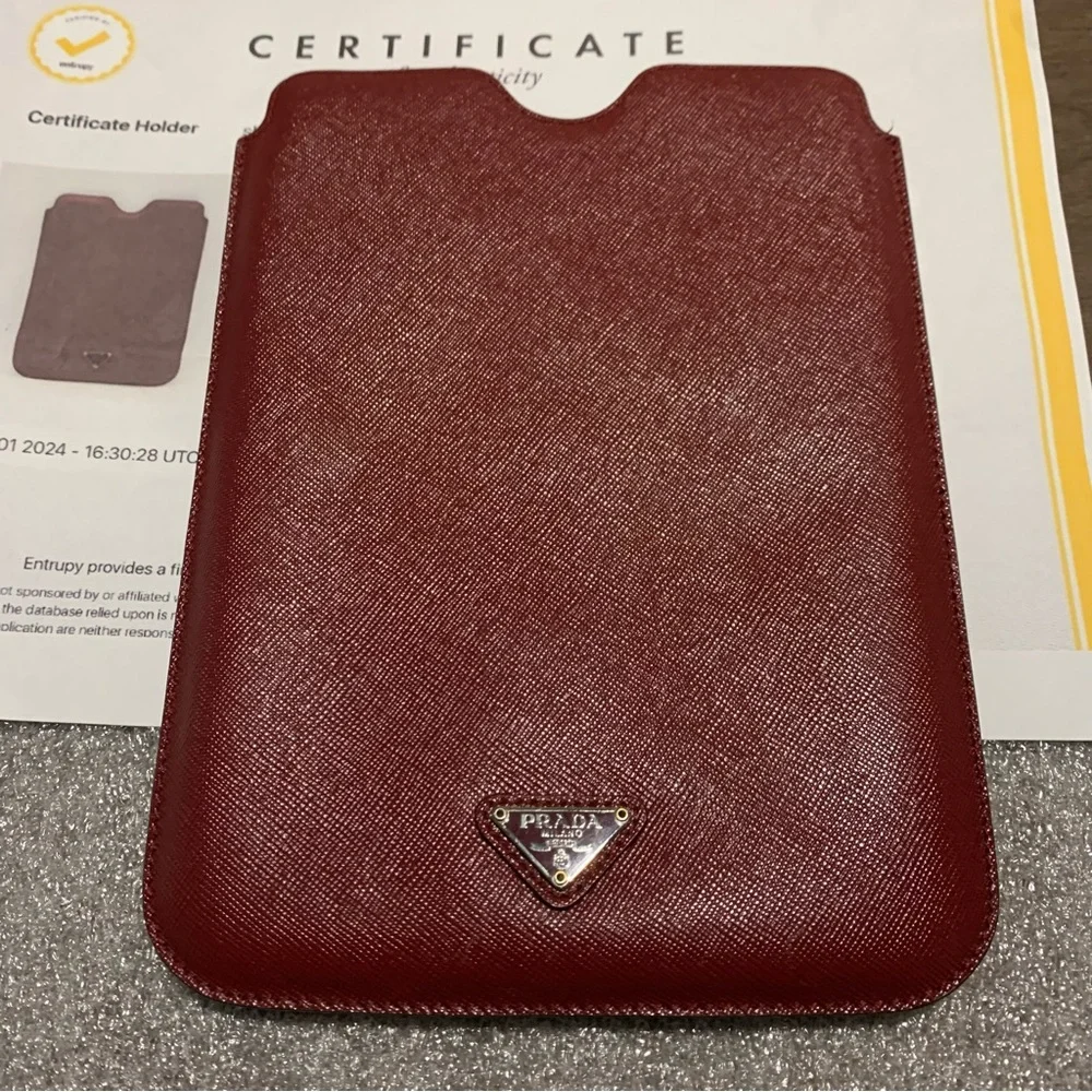 Prada Saffiano iPad mini case